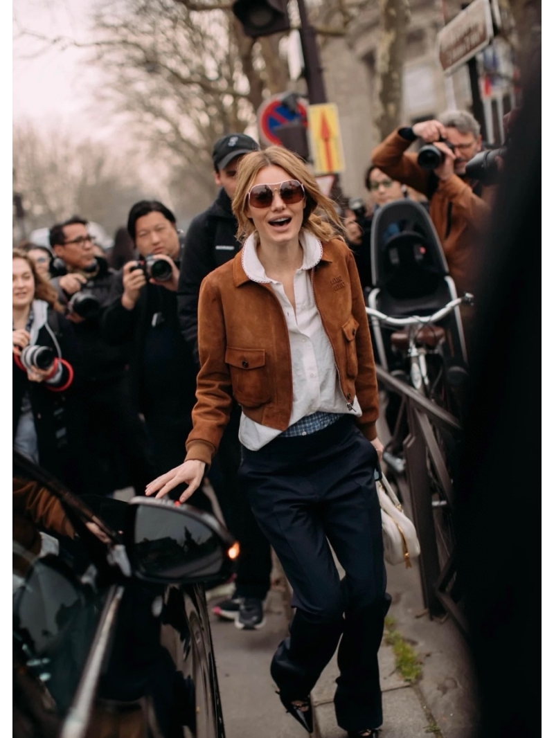 Miu Miu Exclusive Luxe Short Suede Leather Jacket in Caramel - Sweet & Edgy Fall Essential