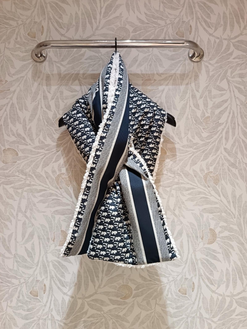 Dior Oblique Lambswool Scarf