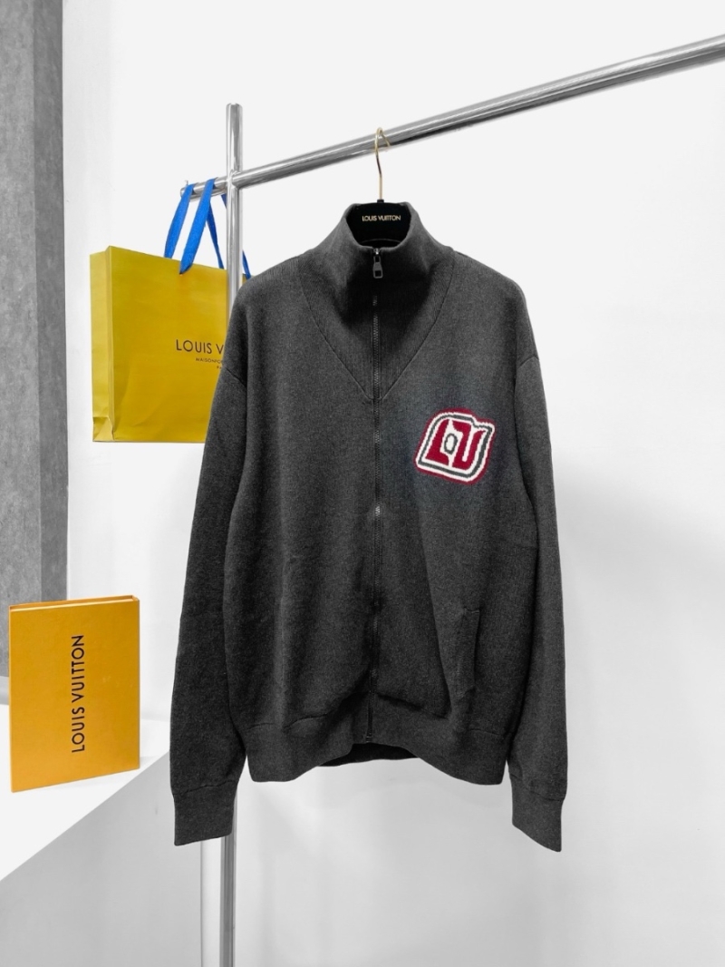 Louis Vuitton Autumn/Winter Runway Collection Jacquard Knit High-Neck Jacket