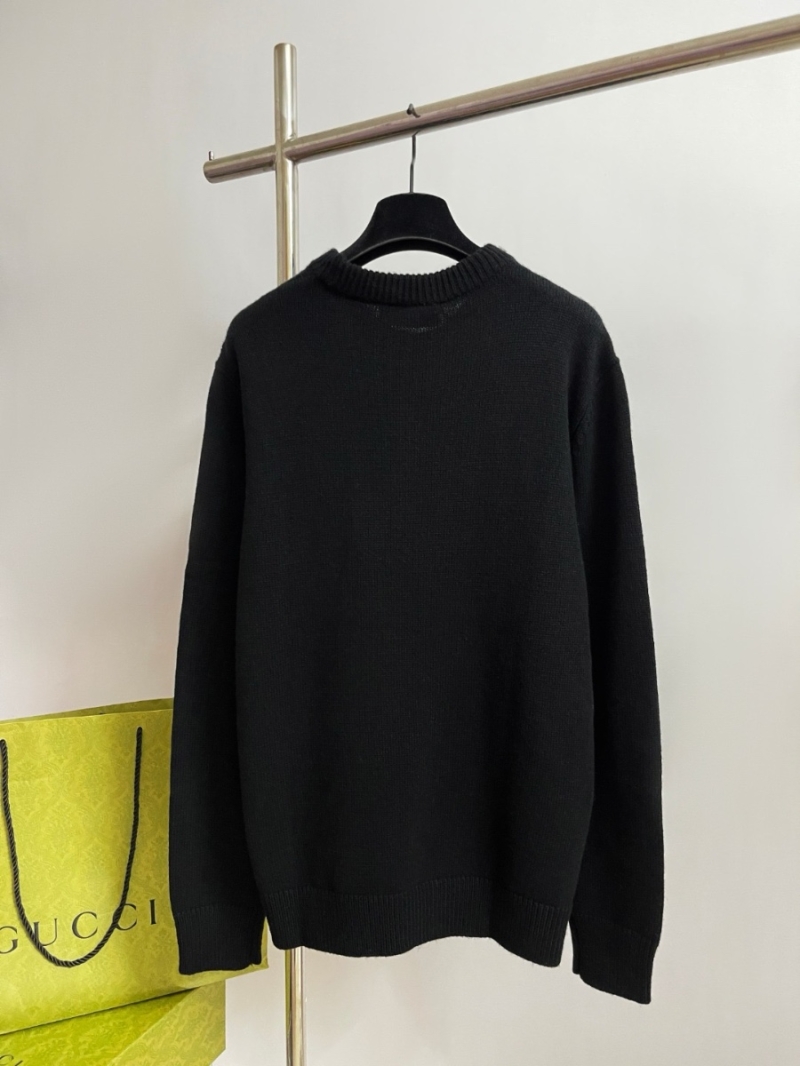 Gucci Him GG Knit Wool Cashmere Knit Sweater