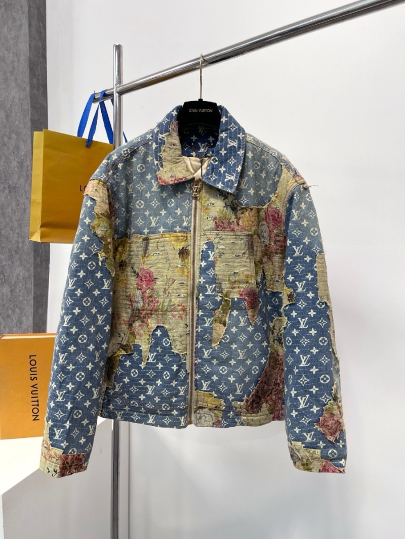 Louis Vuitton Limited Edition LV Monogram Patchwork Cotton Jacket