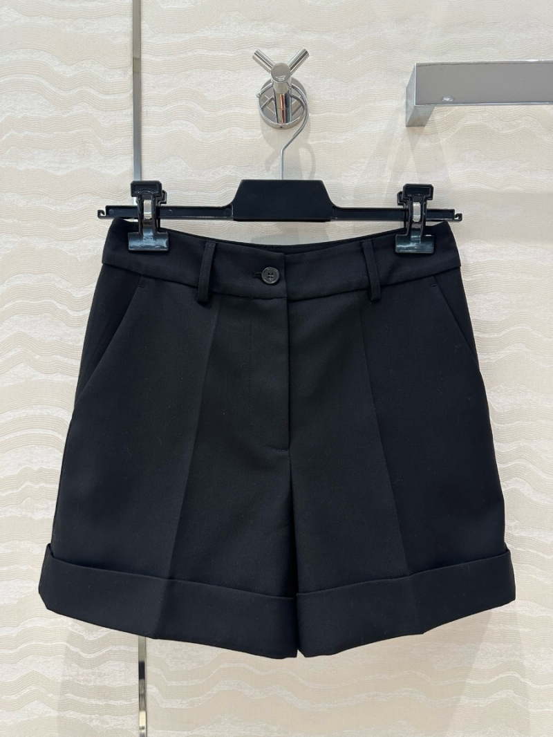 Maison Margiela Straight-Cut Tailored Shorts Black