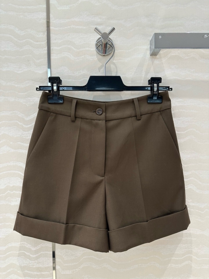 Maison Margiela Straight-Cut Tailored Shorts camel