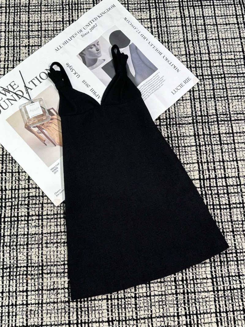 Dior 24FW Wool Bow Strap Dress