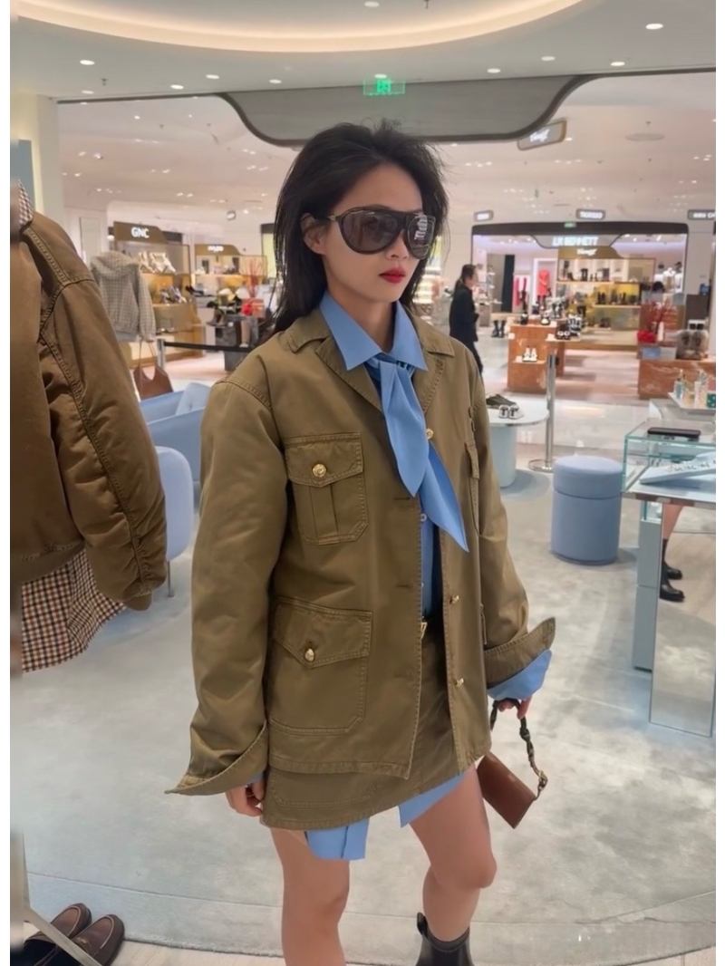 Miu Miu 2025 Summer OS Style Scout Series Utility Jacket