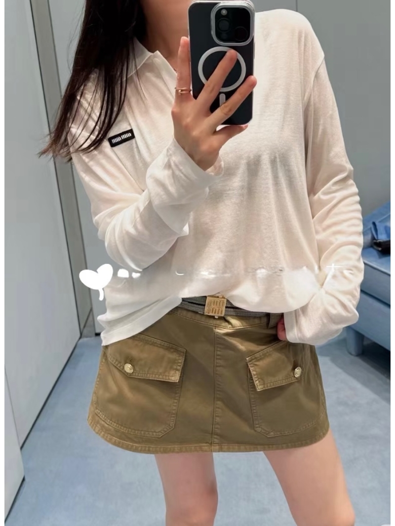 Miu Miu Scout Series Utility Mini Skirt With belt