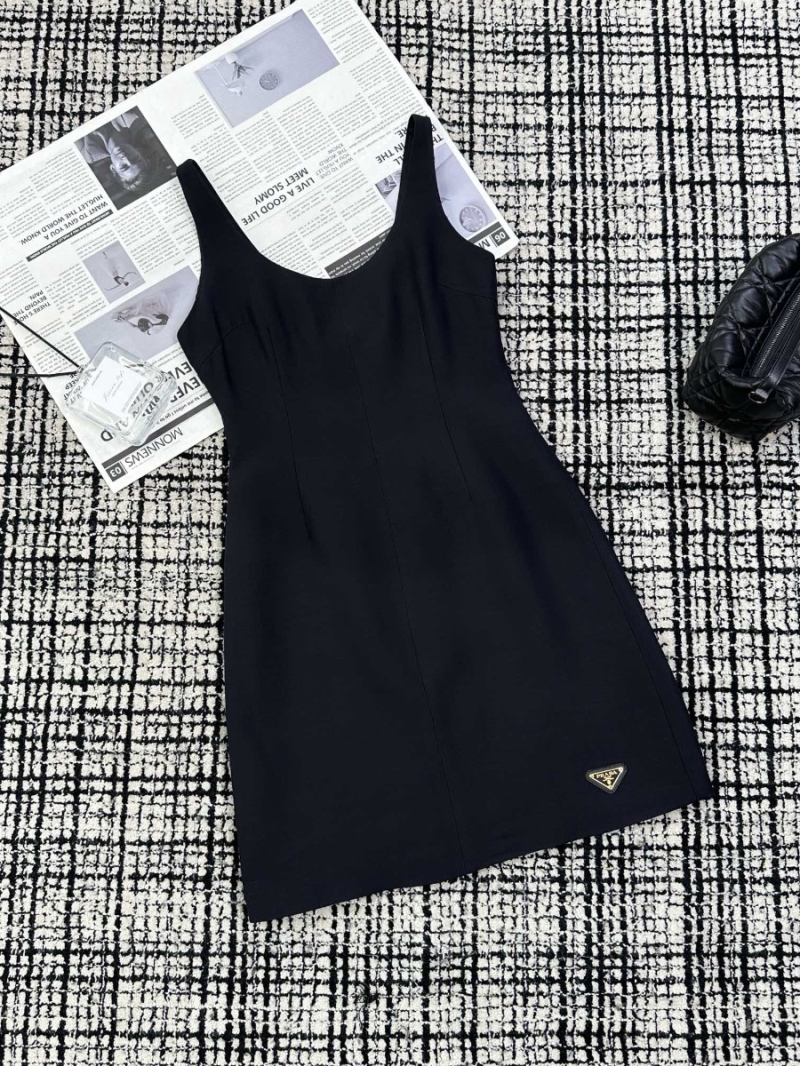 Prada Wool and Silk Fitted Tank Dress