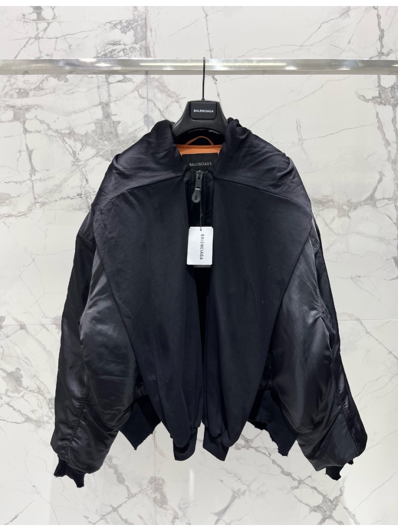 Balenciaga Unisex Oversized Hooded Cotton Jacket