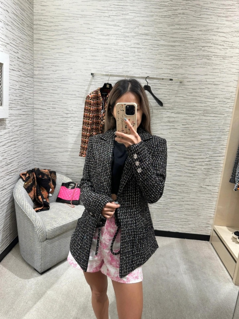 Chanel 24A Embellished Tweed Jacket