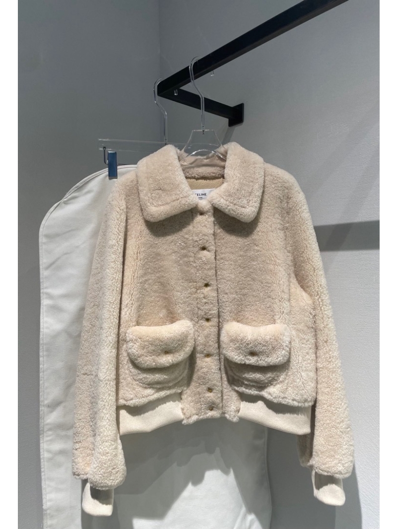 Celine 2024 AW Limited Edition Imported Turkish Shearling Jacket