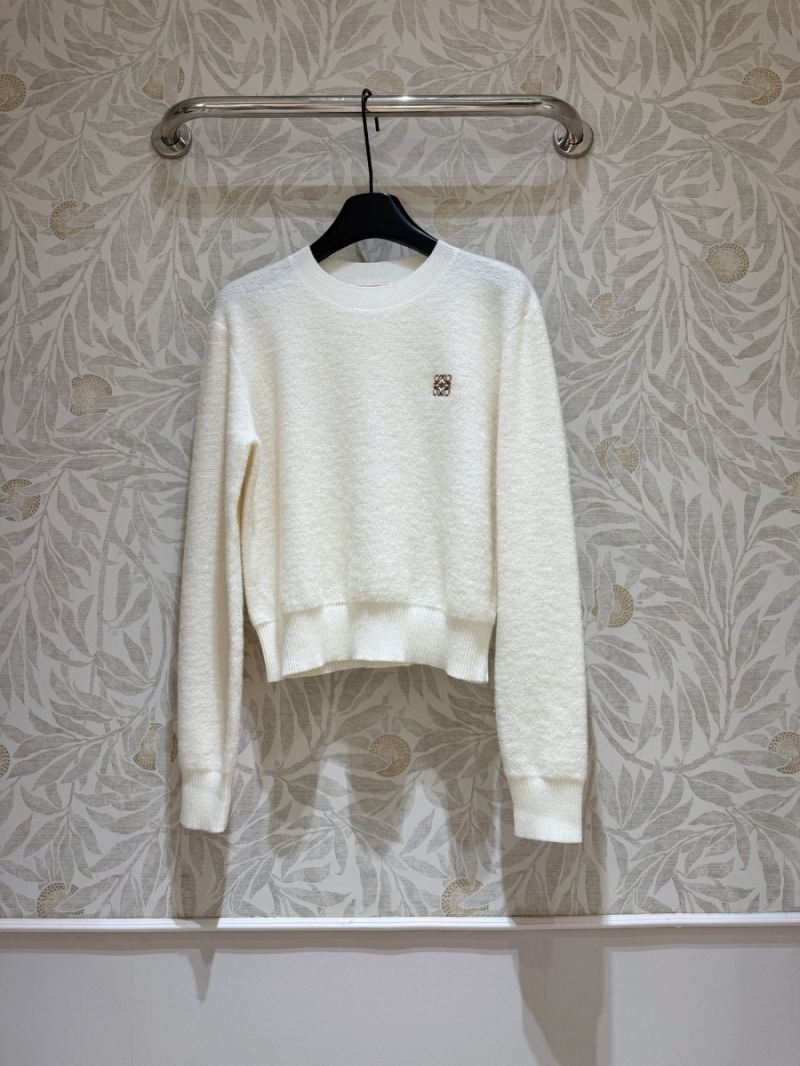 Loewe Soft White Wool Sweater