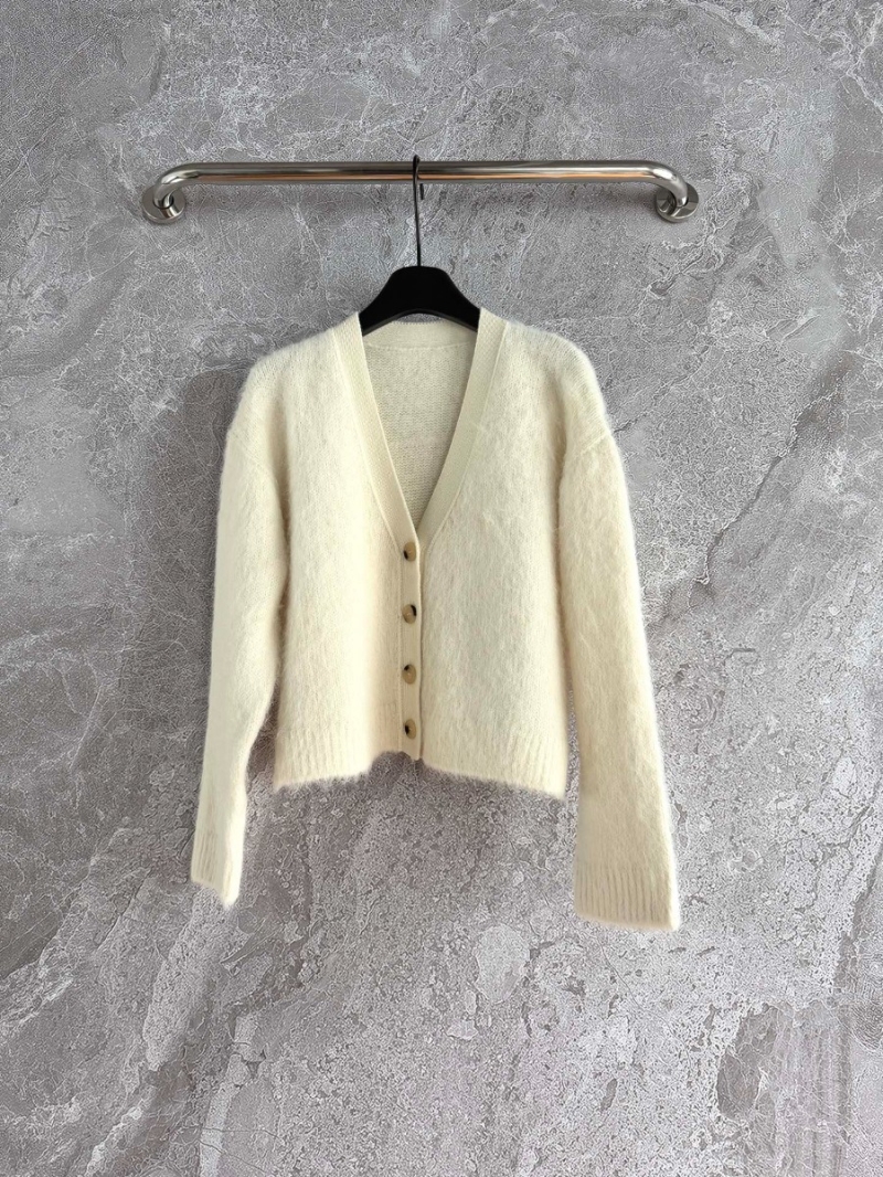 Loewe Mohair Blend Oversized V-Neck Cardigan