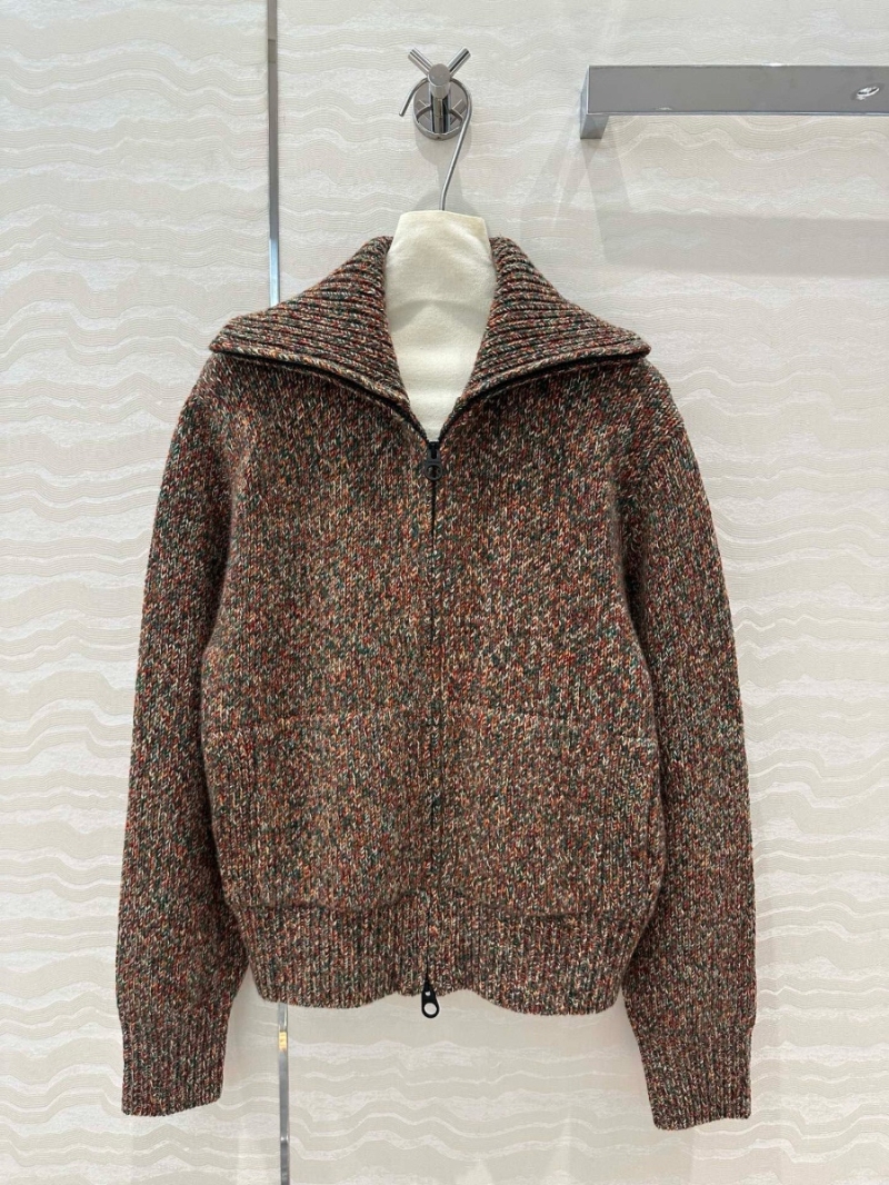 Loro Piana 24FW Cashmere Aviator Jacket Forest Heather Green