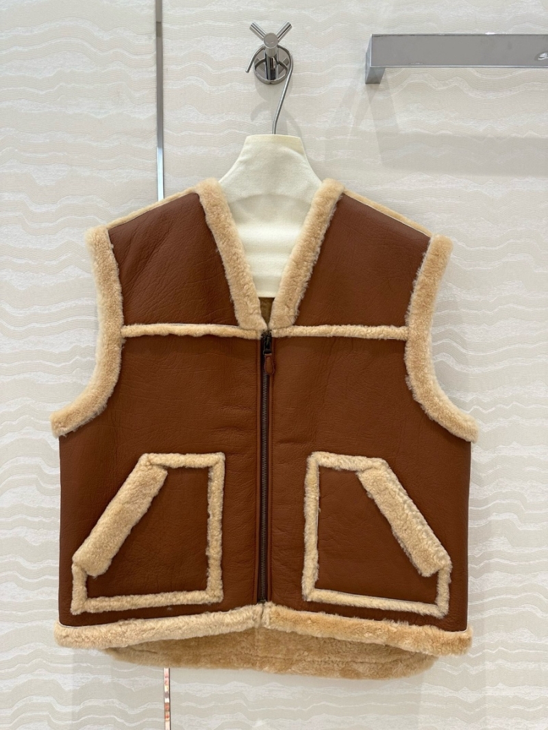 Celine 24FW Limited Edition Shearling Flight Vest