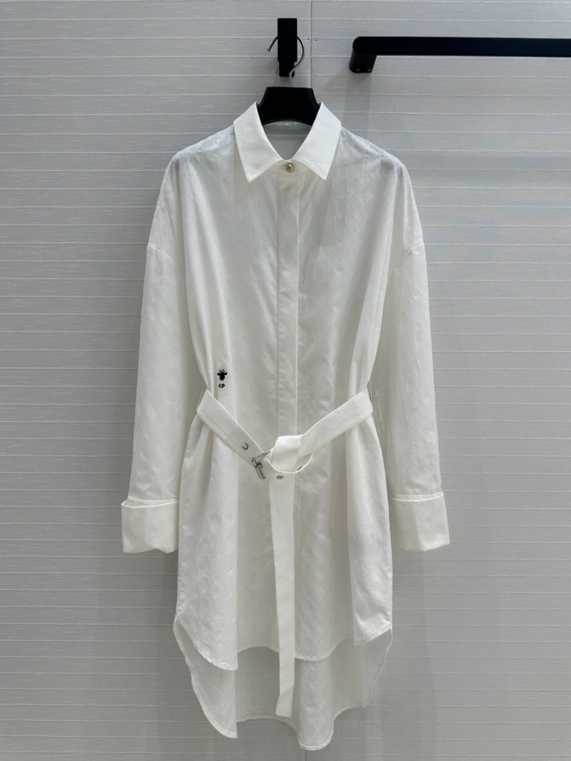 Dior Lady Embroidered Cannage Shirt Dress – Elegant and Versatile