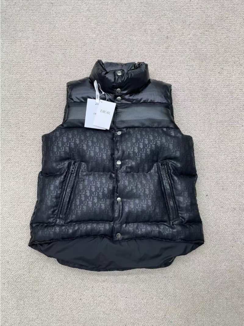 Dior Alps 25 Early Spring Quilted Taffeta Ski Vest Jacket