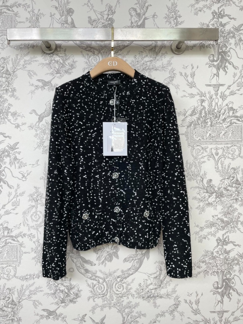 Chanel Wool Blend Knit Jacket
