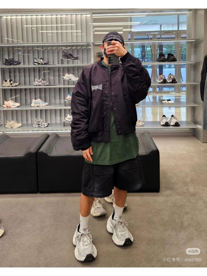 Balenciaga Boxing Collection Lightweight Bomber Jacket Black