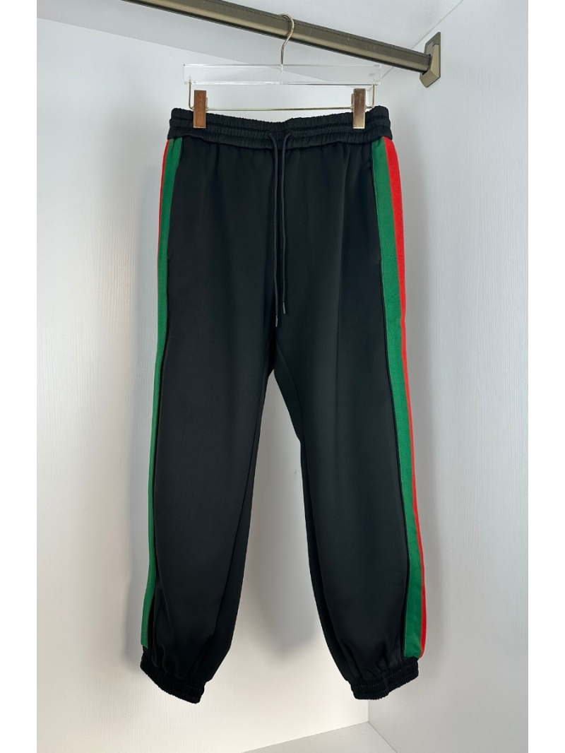 Gucci 2024 Collection Durable Neoprene Track Pants with Iconic Jacquard Webbing