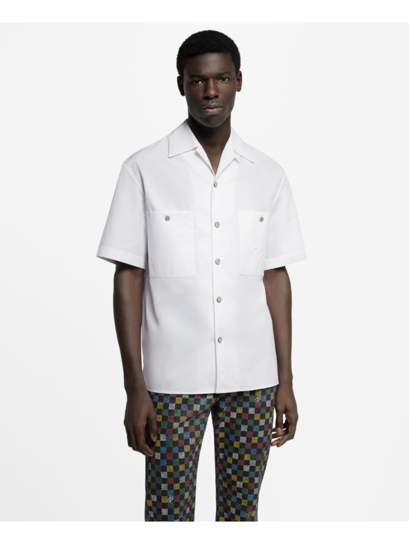 Louis Vuitton LV 2025 Sophisticated Embossed Shirt White