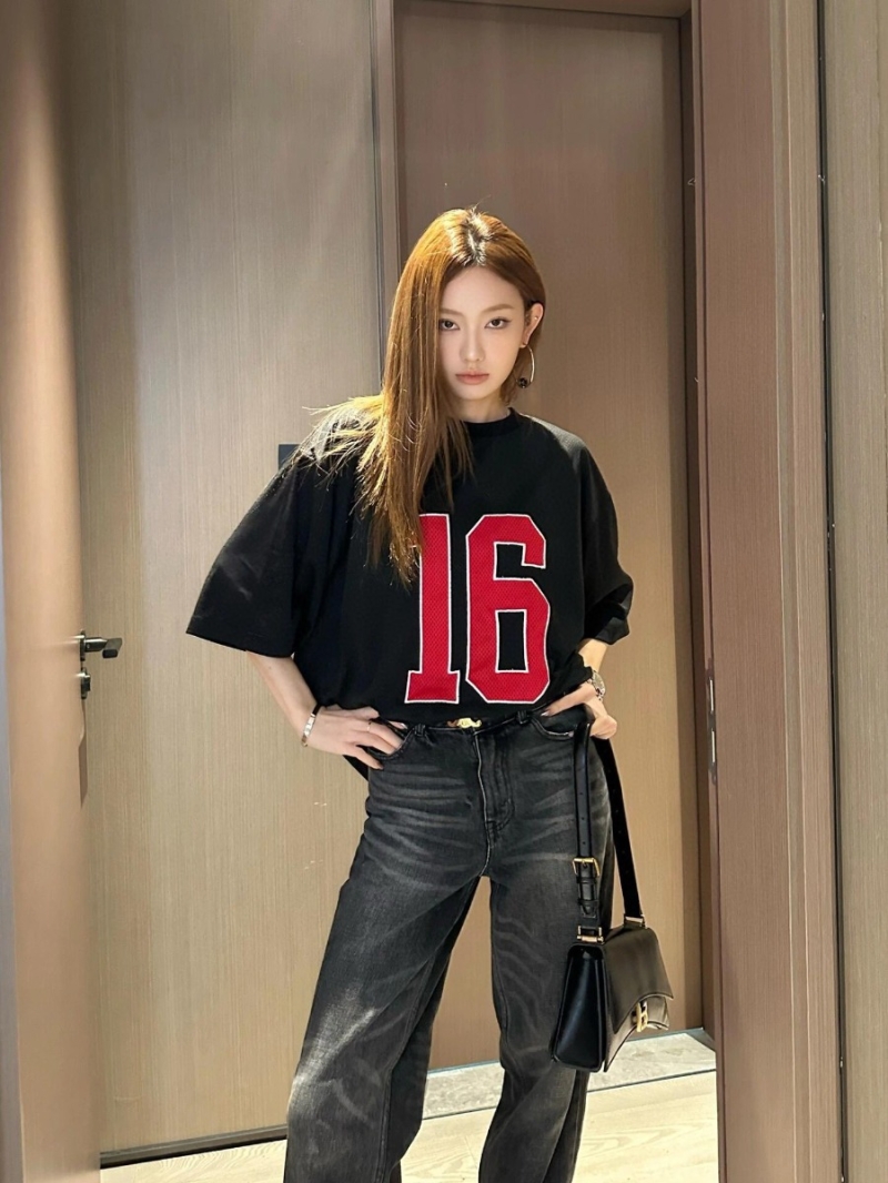 Celine 2025 Breathable Mesh T-Shirt Black