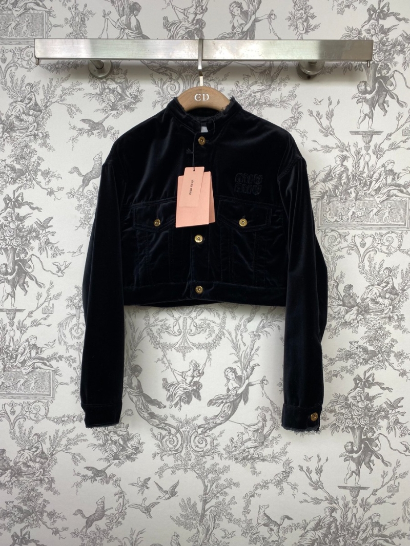 Miu Miu imported Velvet Jacket - Early Spring 2024 Collection
