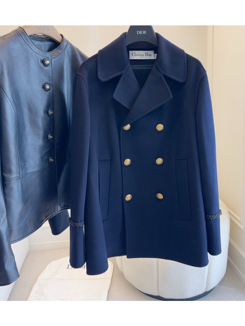 Dior 2023 "Infinite Dreams" Wool-Cashmere Blend Coat