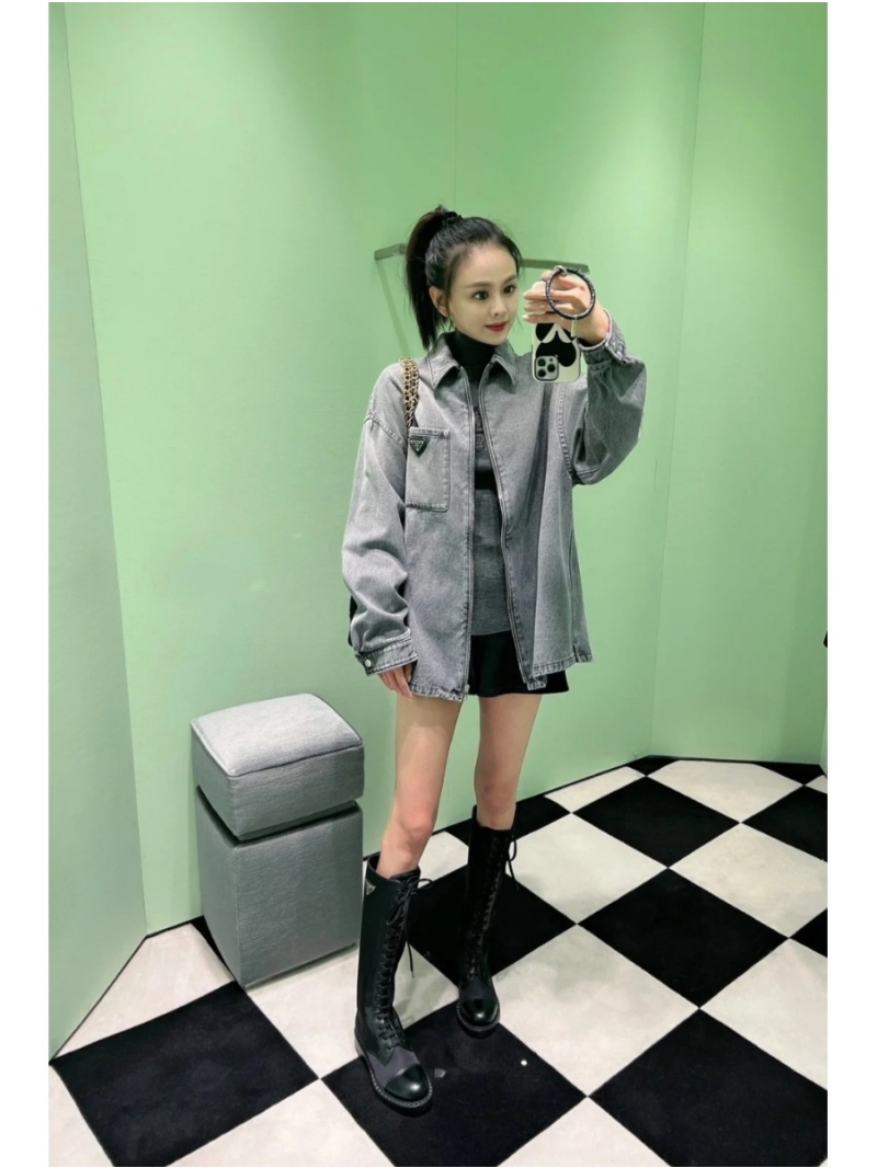 Prada Washed Denim Jacket