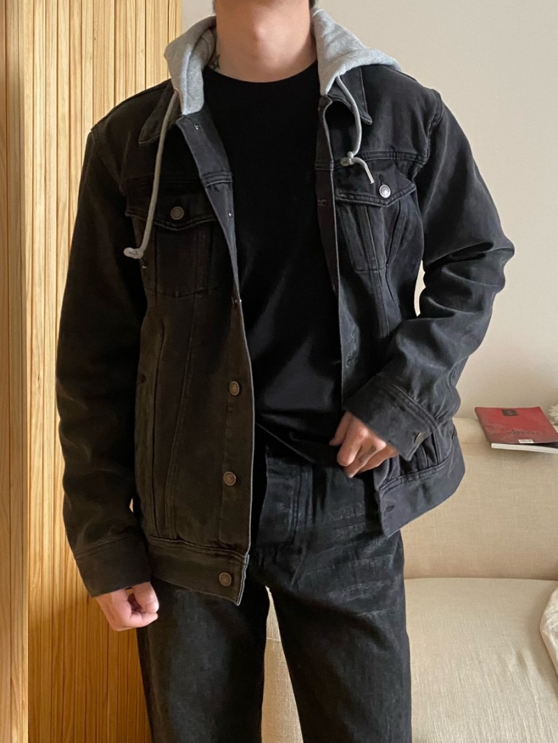 Celine Casual Hooded Denim Jacket