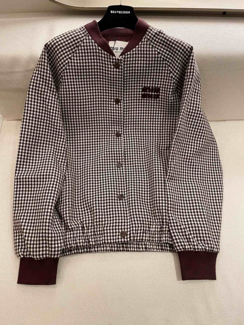 Miu Miu Houndstooth Outerwear / Jacket