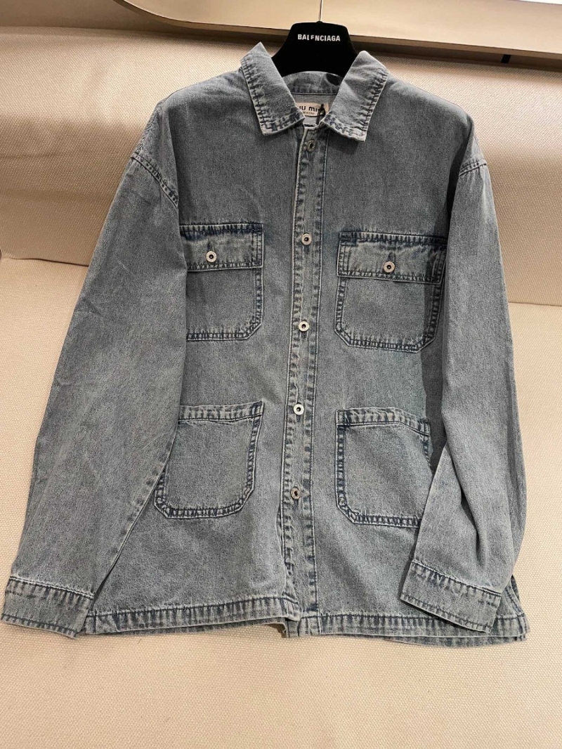 Miu Miu New Fall/Winter Denim Shirt Jacket