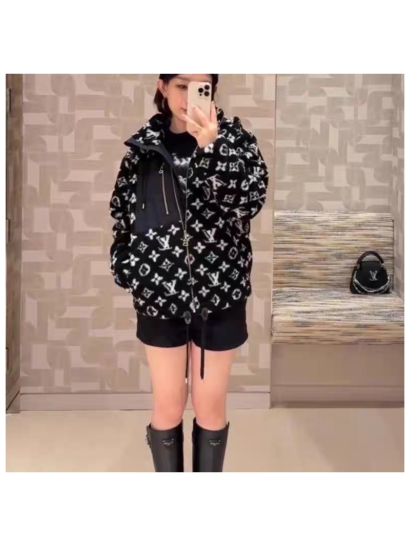 Louis Vuitton LV Teddy Fleece Monogram Jacket