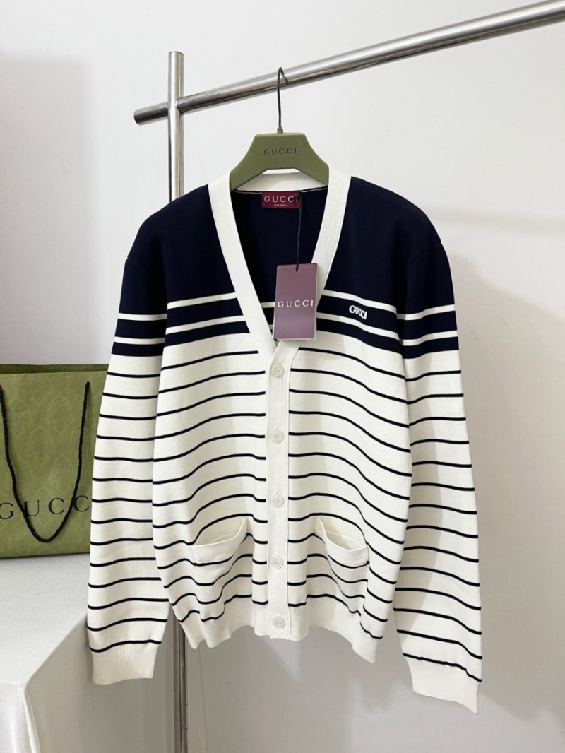 Gucci Exclusive Colorblock Striped Cardigan Jacket