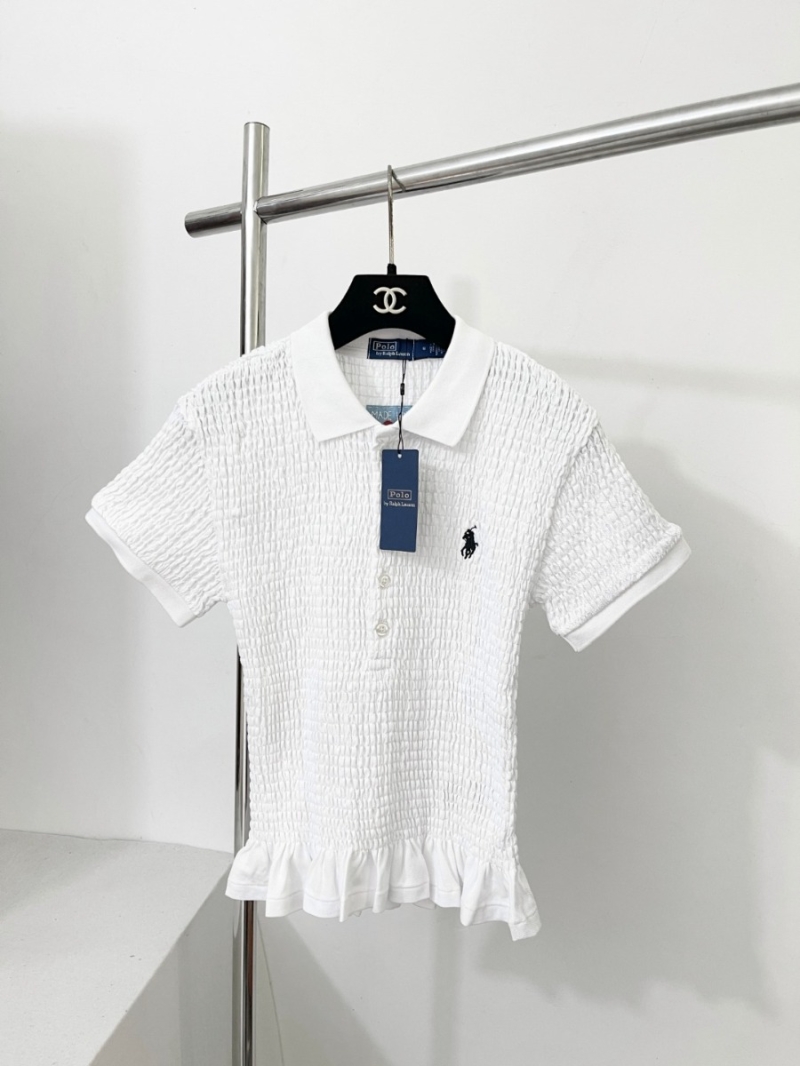 Ralph Lauren Exclusive Ruffle-Hem Waist-Cinching Blouse