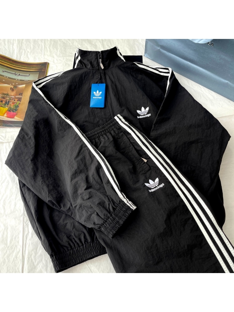 Balenciaga x Adidas Exclusive Unisex Jacket & Pants Sportswear Set