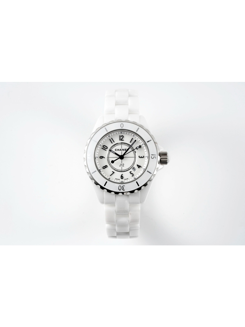 CHANEL Exclusive J12 Series 33 Wristwatch Whtie