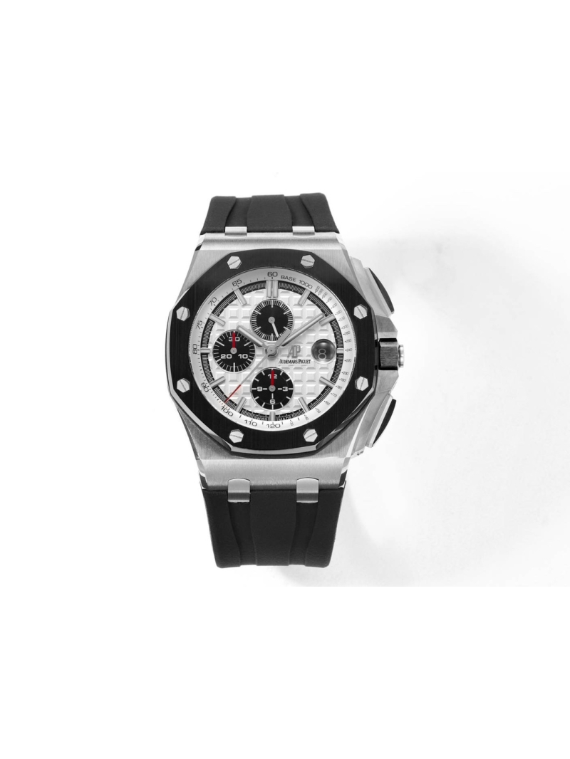 Audemars Piguet Royal Oak Offshore Series: A Masterpiece of Fine Aesthetics 26470 silver white