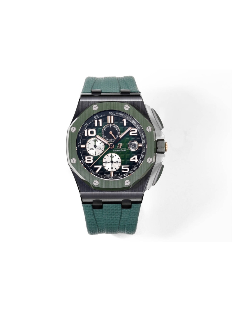 Audemars Piguet Royal Oak Offshore Series: A Masterpiece of Fine Aesthetics 26470 green