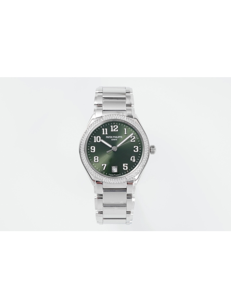 Patek Philippe Elegant 7300 Twenty~4 Mechanical Wristwatch with diamond green