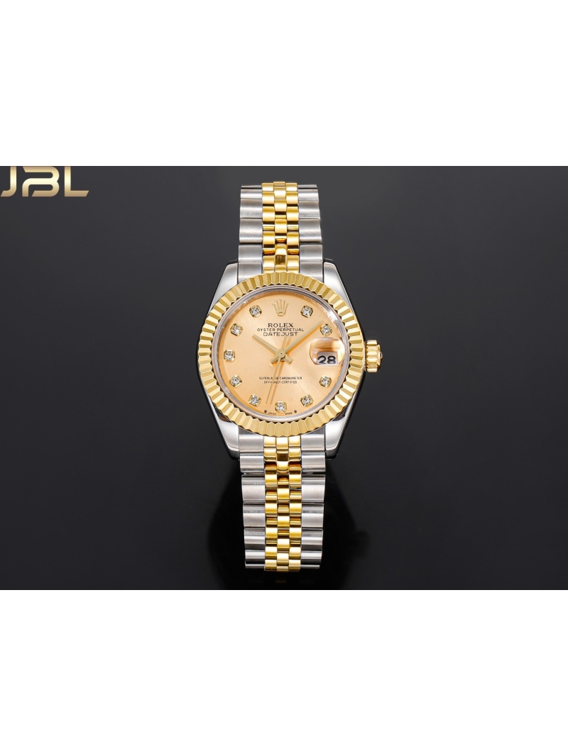 Rolex Women's Datejust 28mm with Genuine Diamonds Gold