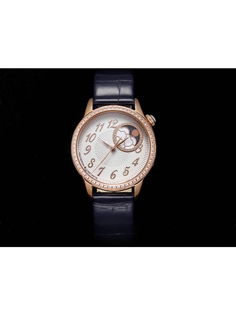 Vacheron Constantin Egérie Goddess Series Women's Watch rosy gold white