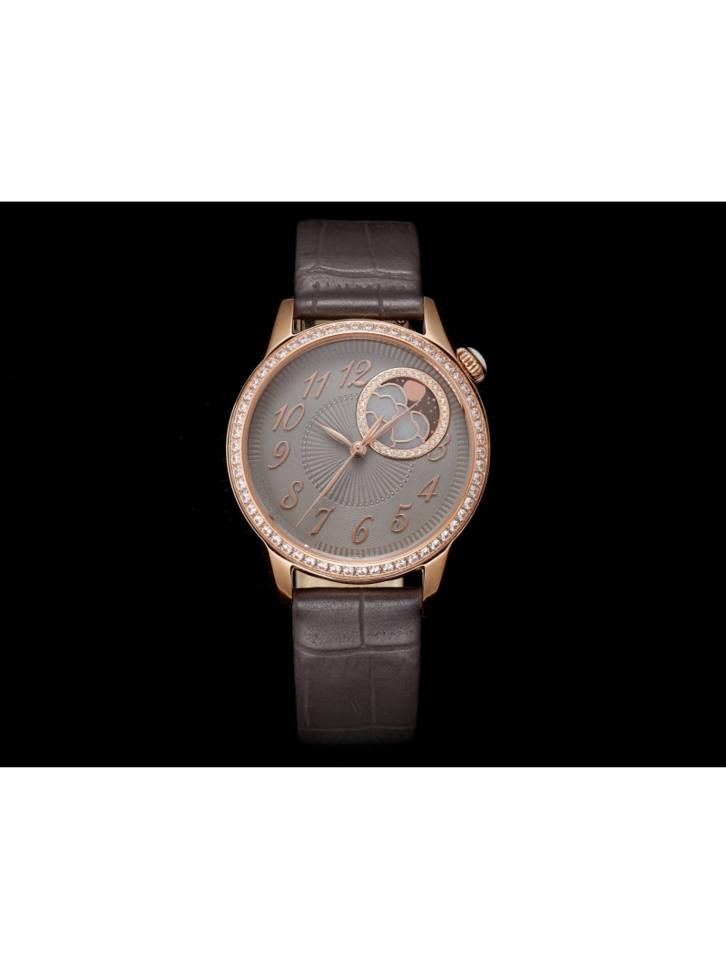 Vacheron Constantin Egérie Goddess Series Women's Watch rosy gold grey