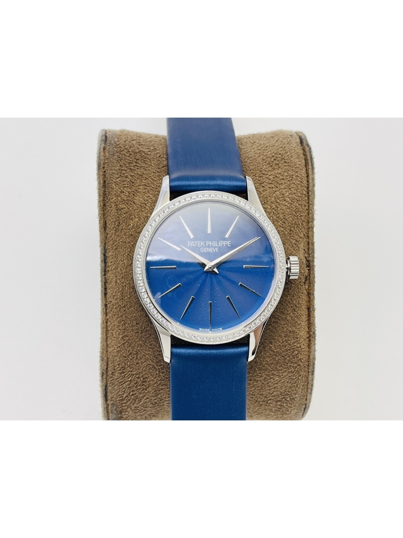 Patek Philippe Classic Women's Watch Series 4897 with diamond blue