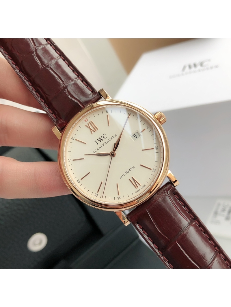 IWC Portofino Automatic Watch - Model: IW356504 white