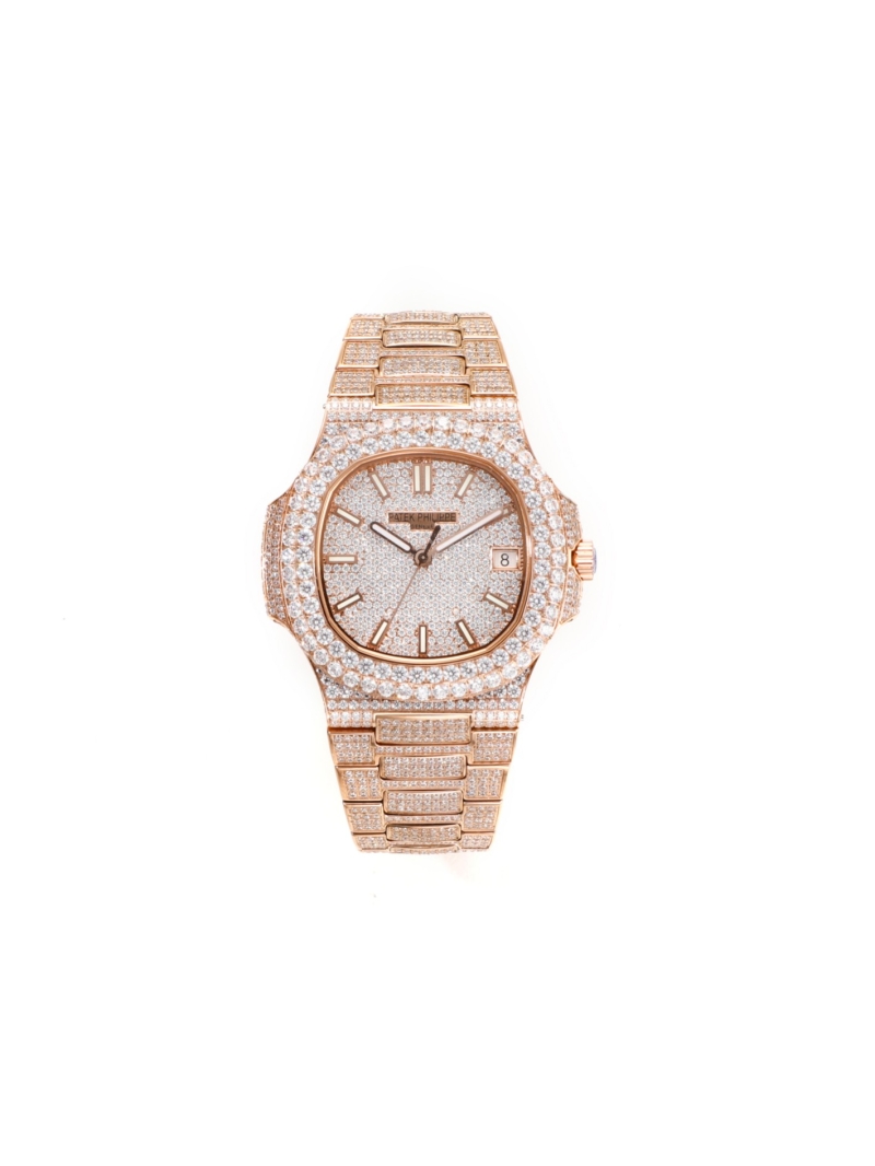 Patek Philippe Parrot Beak Starry Sky Diamond Edition Watch rose gold