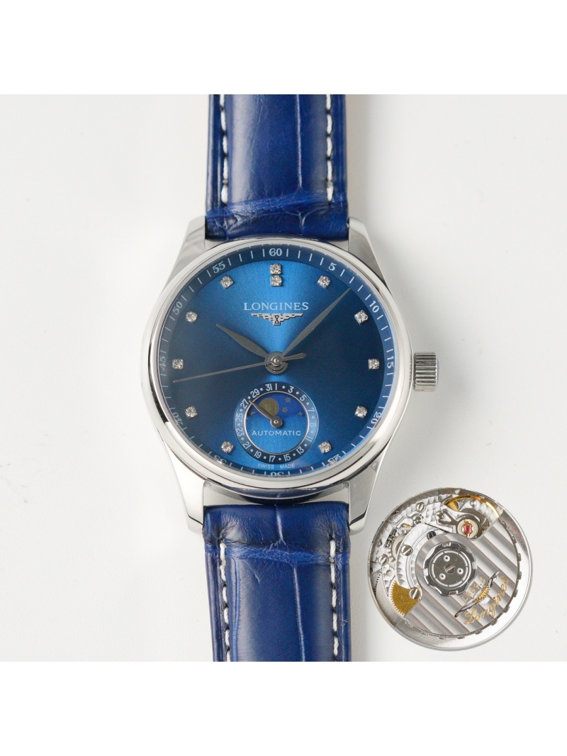 Longines Master Collection Women's Watch L2.409.4.87.4 diamond blue with blue plate