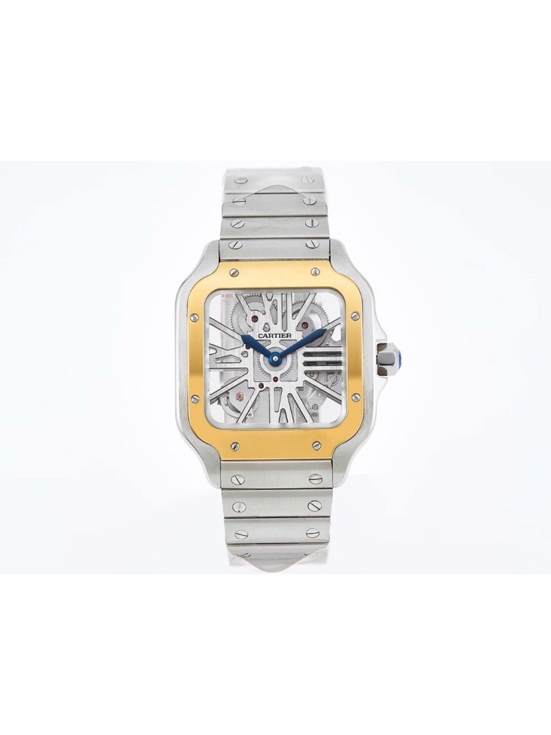 Cartier Santos De Cartier Watch Gold bezel