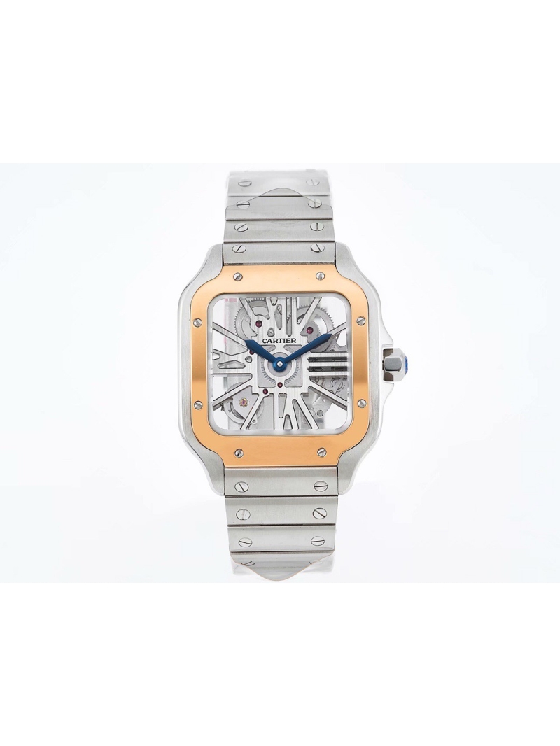 Cartier Santos De Cartier Watch rose gold bezel