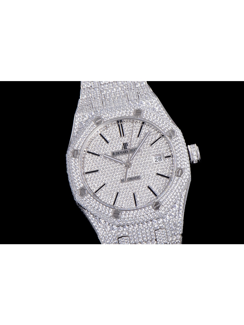 Audemars Piguet Royal Oak 15400 Starry Sky Limited Edition with Swarovski Crystals Platinum