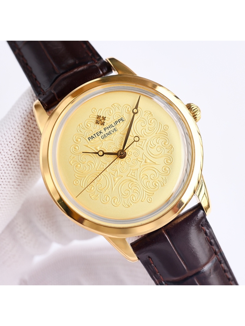 Patek Philippe Geneve Classic Series: Ultra-Thin Automatic Men's Watch Gold/Rose Gold